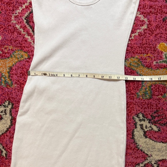 perfectwhitetee White Scoop Neck Midi Tank Dress - Picture 9 of 10